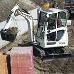 фото Мини экскаватор TEREX TC-25 (ФРГ)