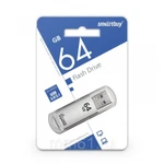 фото Флешка Smart Buy USB 3.0 256GB V-Cut Silver