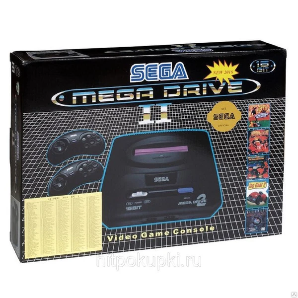 Фото Sega Mega Drive 2, 500 встроенных игр