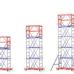 фото Аренда вышки-туры 1,6 х 0,7 передвижной