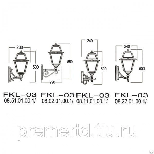 Фото Светильник настенный Кельн FKLN-03