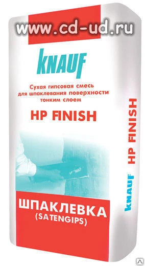 Фото Шпатлевка (шпаклевка) штукатурка HP Finish Knauf (Финиш Кнауф) 25 кг