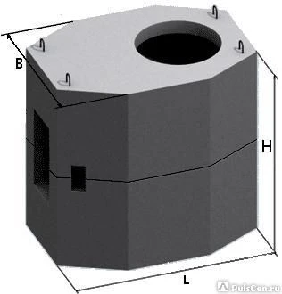 Фото Колодец кабельной связи ККС-4-10, комплект.