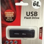 фото Флэш-диск 64GB PRIMA PD-09/12/14 Черная, Белая USB 2.0