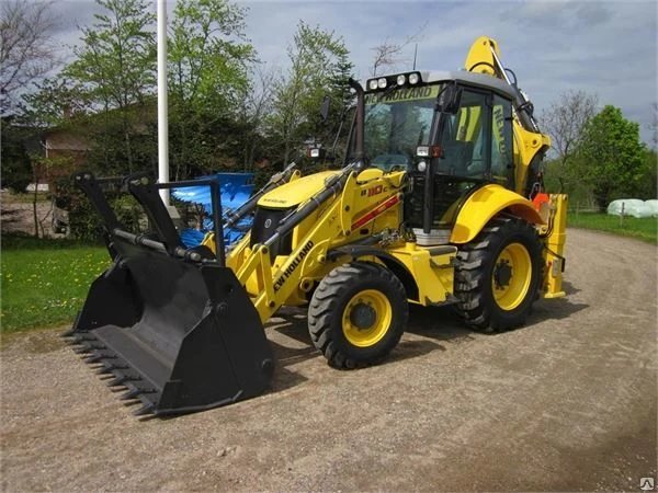 Фото Аренда экскаватора-погрузчика New Holland