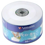 фото Диск Verbatim  CD-R 700Mb 52х Shrink/50 Ink Print /600/