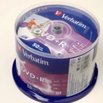 фото Диск Verbatim  DVD+R 4.7 Gb 16х, print(уп.50 шт. в пл. кор.)/200/