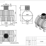 Фото №3 Подземная емкость D 3000 литров