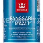 фото Эмаль TIKKURILA PANSSARIMAALI алк метал 0,9л п/глян. (3) база А (ЭК) ВМ под