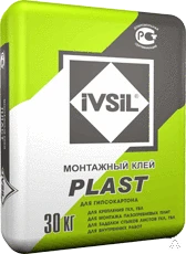 Фото Гипсовый клей "IVSIL PLAST" 30 кг