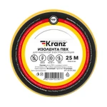 фото Изолента ПВХ 0.13х19мм 25м желт. (уп.5шт) Kranz KR-09-2202