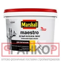 фото Marshall MAESTRO БЕЛЫЙ ПОТОЛОК ЛЮКС краска для отделки потолков,мат - 2,5 л