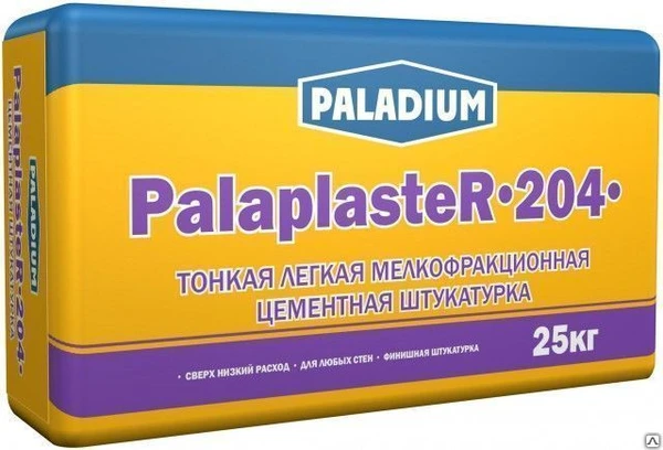 Фото Штукатурка цементная PalaplasteR-204 (25 кг.)