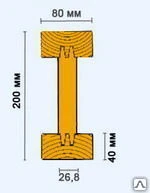Фото Балка деревянная клееная опалубки перекрытий ГОСТ 23478-79