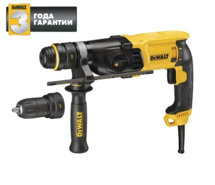 Фото Перфоратор горизонтальный DeWalt D25314K / 800 Вт, 3 Дж, SDS Plus