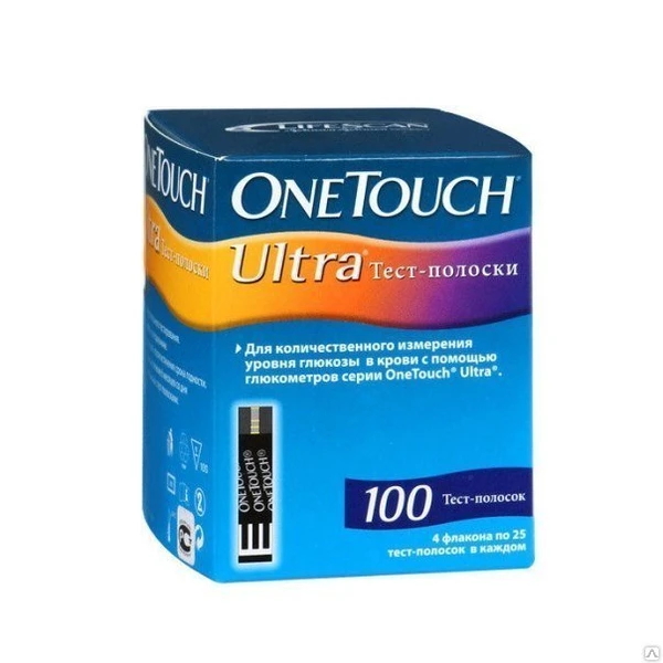 Фото Тест-полоски One Touch Ultra 100 шт