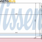 фото Конденсатор, кондиционер NISSENS 940109 Конденсер RE Trafic, OP Vivaro 2.0D 06 &gt;