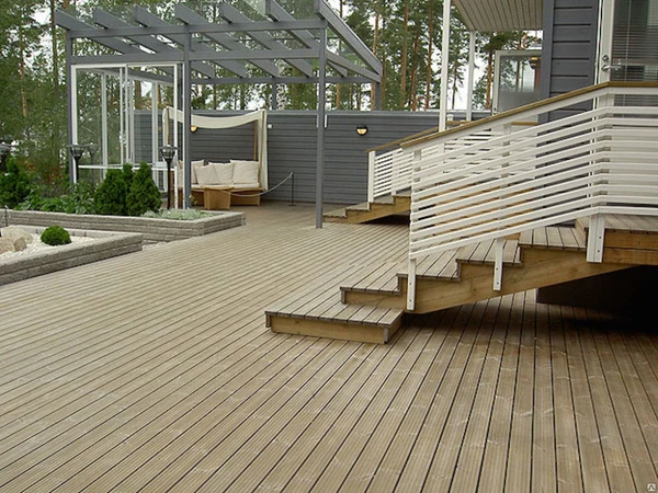 Фото Террасная доска "CM Decking" ДПК (PRO-пустотелая) 22х150х4000