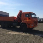 фото КМУ КАМАЗ 43118-3079-46+FASSI F155A.0.22(6160кг-2,15 м,/1660кг-8,0м)