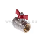 фото Кран шаровой BASE, рукоятка бабочка 1/2" вн.-вн.(уп.16/256) Valtec