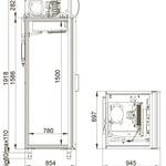 Фото №2 Шкаф холодильный DM107-S