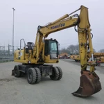 фото Аренда колесного экскаватора Komatsu PW160-7