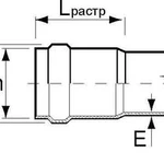 фото Труба напорная НПВХ D 160 E 6,2 L 6140 розн