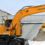 фото Аренда колесного экскаватора Hyundai R180W-9S, Москва