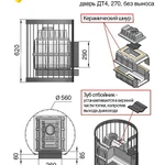 Фото №2 Печь для бани Везувий Легенда Стандарт 16 ДТ-4 (без выносной топки, дверца чугунная)