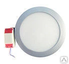 Фото Светильник ledcraft downlight серый круглый 240*240*13 14 вт холодный белый