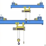 фото Кран мостовой однобалочный подвесной однопролётный г/п 1 т пролет 4,5 м