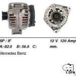 фото Генератор 1872 12V / 120Amp.