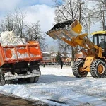 фото Вывоз снега с территории