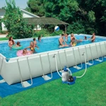 фото Каркасный бассейн Intex Rectangular Ultra Frame Pool 975х488х132см 
28376