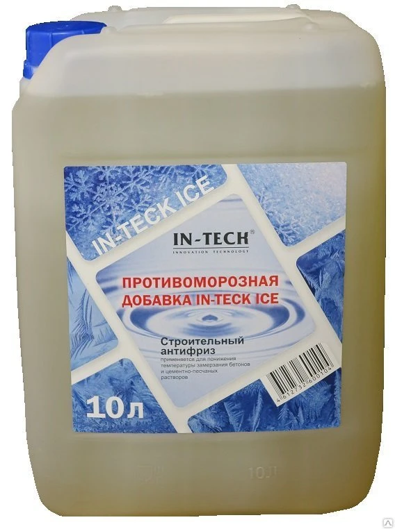 Фото Противоморозная добавка IN-TECK ICE (Антифриз), 10л