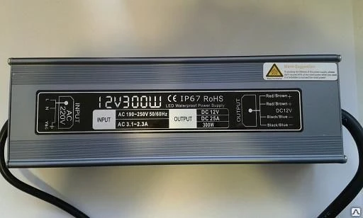 Фото Блоки питания YSV-12v - 30w,50w,60w,100w,150w,200w,250w,300w - IP67