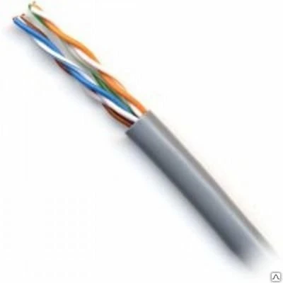 Фото Кабель компьютерный витая пара UTP cat 5e 4x2x0,5 CCA