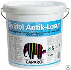 Фото Декоративная лазурь Caparol Sylitol Antik-Lasur 10 л