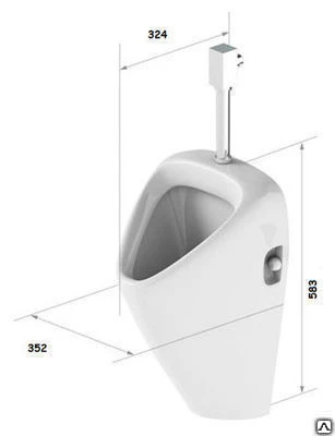 Фото Писсуар Sanita Luxe Long