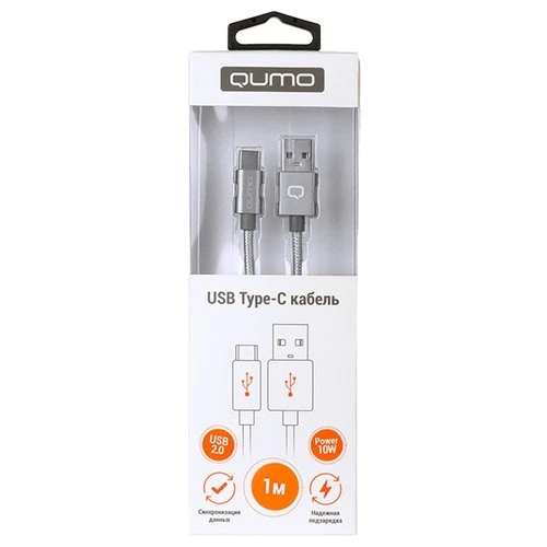 Фото Кабель Qumo USB - USB Type-C