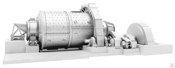 Фото Шаровые мельницы с поддержкой корпуса
