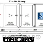 фото Окна из пластика Exprof Practica 58мм c немецкой фурнитурой Winkhaus