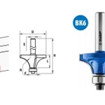 фото Калевочная фреза кромочная Зубр 28701-28.6