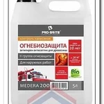 фото Огнбиозащита MEDERA 200 ( 5л) II гр. для наружных работ (вишневый цвет)