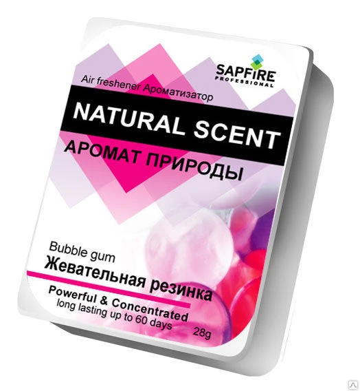 Фото Ароматизатор NATURAL SCENT, Sapfire Жевательная резинка