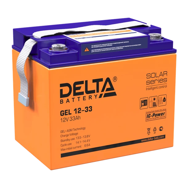 Фото Аккумулятор Delta GEL 12-33