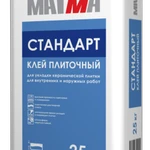 фото Клей плиточный МАГМА «Стандарт» (25 кг)