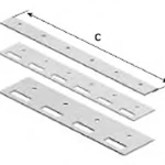 фото Пластина крепежная 300мм для ПВХ-завесы PL300