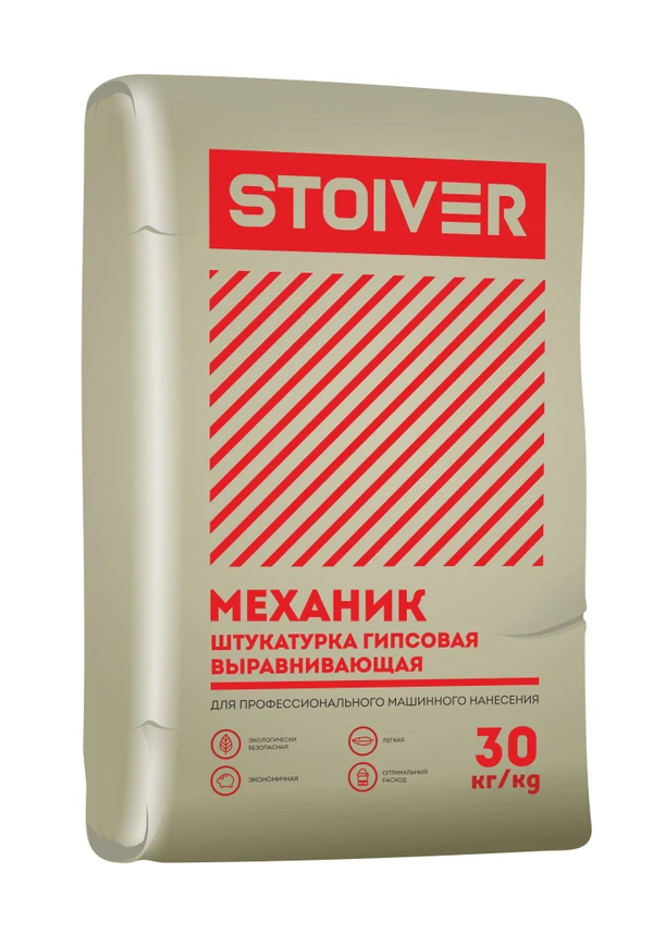 Фото Штукатурка гипсовая Волма-STOIVER-Механик 30кг