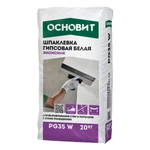 фото Гипсовая шпаклевка ОСНОВИТ ЭКОНСИЛК PG35 W, 20 кг